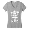 drinko de mayo Women's V-Neck T-Shirt