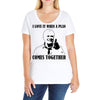 i love it when a plan comes together Ladies Curvy T-Shirt