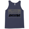 my name is awesome Tank Top