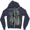 albae einstein Zipper Hoodie
