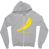 retro velvet underground andy warhol banana rock black t shirt sz s m Zipper Hoodie