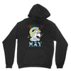 unicorns are born in may cute unicorn Unisex Hoodie