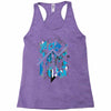 blue vectorfunk Racerback Tank