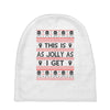 Emo Gothic Ugly Christmas Sweater Baby Beanies