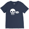 i live inside your face skull V-Neck Tee