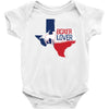 texan boxer lover Baby Bodysuit