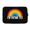 I Am Voting Yes Laptop sleeve