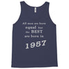 best men are born in 1957   60th birthday Tank Top