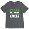 Vegan Because Plant Powered Badass V-Neck Tee
