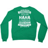 Super Cool Nana Of A Freaking Awesome Grandson Crewneck Sweatshirt