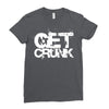 get crunk 2 Ladies Fitted T-Shirt