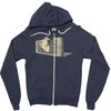 a wild pokeghost appears Zipper Hoodie