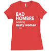 bad hombre seeking nasty woman Ladies Fitted T-Shirt