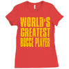 world greatest bocce Ladies Fitted T-Shirt