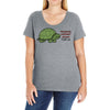 normal ass turtle Ladies Curvy T-Shirt