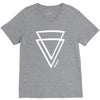 summer men casual triangle V-Neck Tee