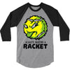 tennis ball racket 3/4 Sleeve Shirt