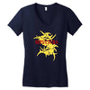 sepultura logo soulfly cavalera conspiracy death thrash metal Women's V-Neck T-Shirt