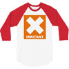 irritant mens 3/4 Sleeve Shirt