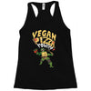 vegan pizza power Racerback Tank