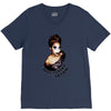 49. not today satan 022 V-Neck Tee