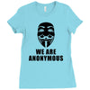 we are anonymous tshirt pipa sopa acta v for vendetta hacker's t shirt Ladies Fitted T-Shirt