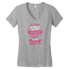 My Aunt Is Totally My Most Favorite Girl Women's V-Neck T-Shirt