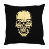 dead halloween head Throw Pillow