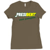 president eat people Ladies Fitted T-Shirt
