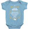 i am an aries Baby Onesie