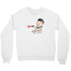 Cute Baby Painter's Dad Love Crewneck Sweatshirt