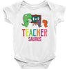 teacher saurus Baby Bodysuit