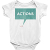 louder than words Baby Onesie