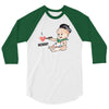 Cute Baby Painter's Mom Love 3/4 Sleeve Shirt