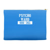 psycho ward  funny  fancy dress horror halloween mental health Accessory Pouches