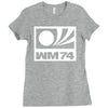 wm 74retro deutschland Ladies Fitted T-Shirt