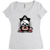 pirate panda Women's Triblend Scoop T-shirt