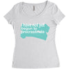 i have not yet Women's Triblend Scoop T-shirt