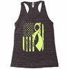 lyme disease awareness Racerback Tank