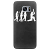 evolution of cricket white silhouette Samsung Galaxy S7 Edge Case