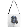 gas mask Adjustable Strap Totes