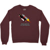 never give up poster Crewneck Sweatshirt