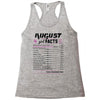 August Girl Facts Leo Racerback Tank