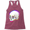 skull glitch Racerback Tank
