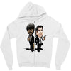 pulp fiction caricature ideal birthday gift present Zipper Hoodie
