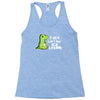 sad t rex Racerback Tank