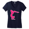 balerina Women's V-Neck T-Shirt