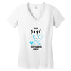 Our First Mother's Day! Baby Boy Women's V-Neck T-Shirt