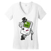 old gameboy Women's V-Neck T-Shirt