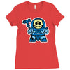 mitesized skeleboy Ladies Fitted T-Shirt